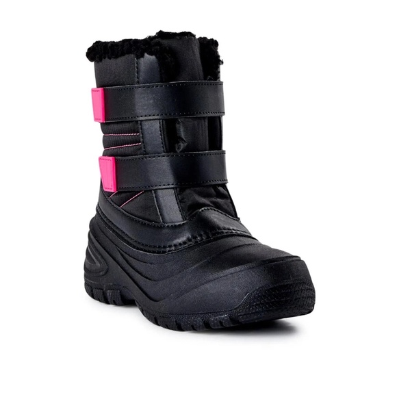 Wonder Nation Other - Wonder Nation Big Girls Black Winter Boots Temp Rating -5F Degrees Size 4 NWT